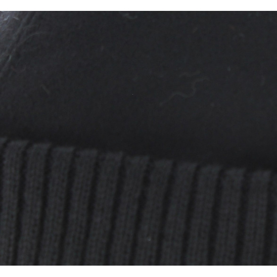 Bonnet docker laine noir - Traclet