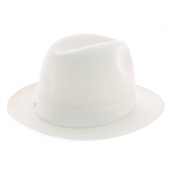 Chapeau Fedora Majestic Blanc - Borsalino