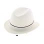 Trilby white felt Borsalino hat