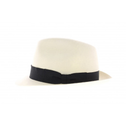 Chapeau trilby blanc enfant