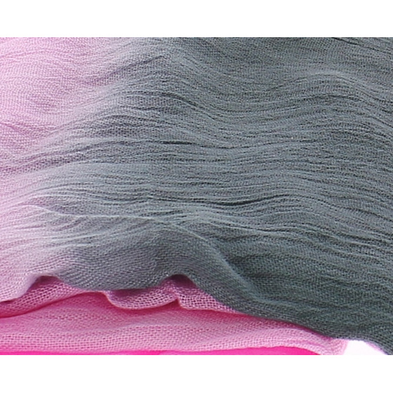 Touareg Two-Tone Rose & Grey Cotton Cheche - Traclet