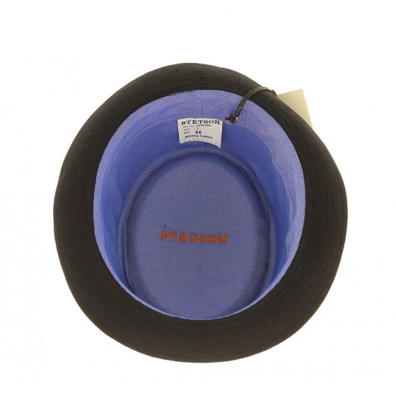 Chapeau Pork Pie Athens Noir UPF 40+ - Stetson Chapeau Pork Pie Athens Noir UPF 40+ - Stetson