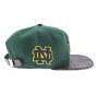 Notre Dame Standalon Green Strapback Cap - 47 Brand