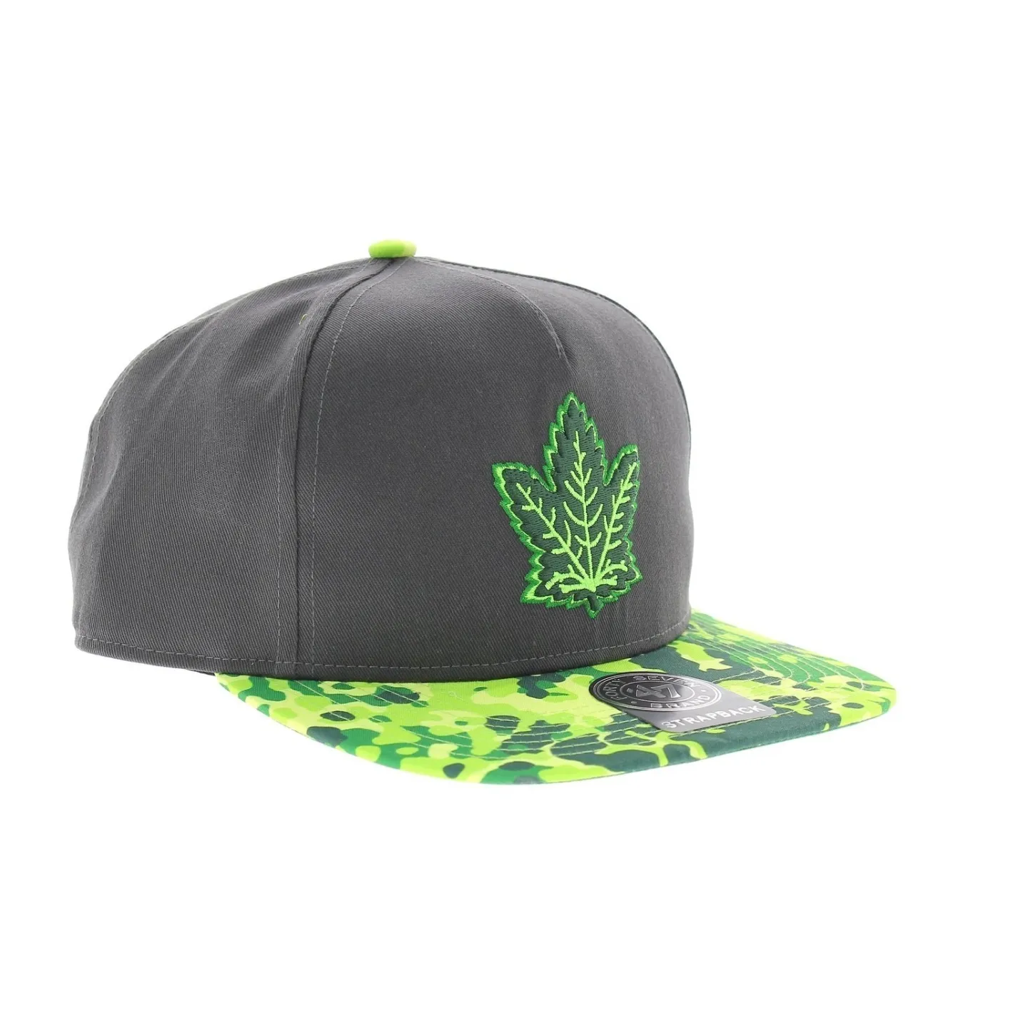Strapback Toronto Maple Leafs Anthracite - 47 Reference : 4575 | Chapellerie Traclet