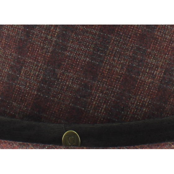 chapeau porkpie guerra rouge