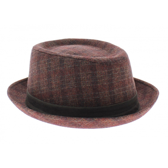 chapeau porkpie guerra rouge