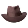 Chapeau Indiana - Feutre laine brun Reference : 1686 | Chapellerie Traclet