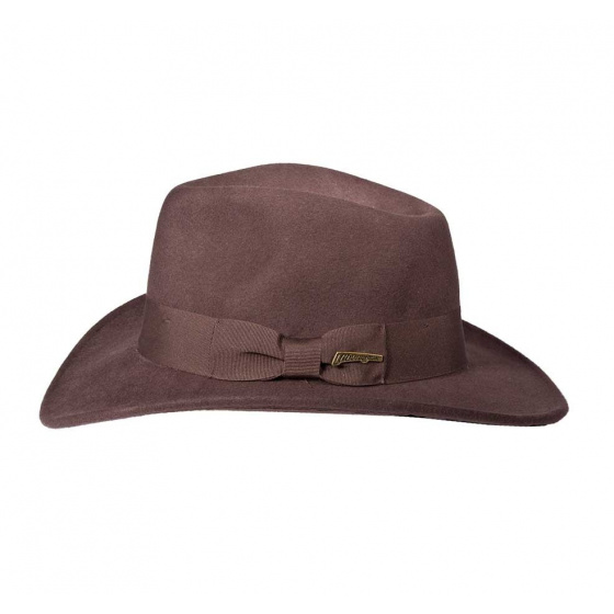 Indiana Jones Traveller Hat Brown Wool Felt