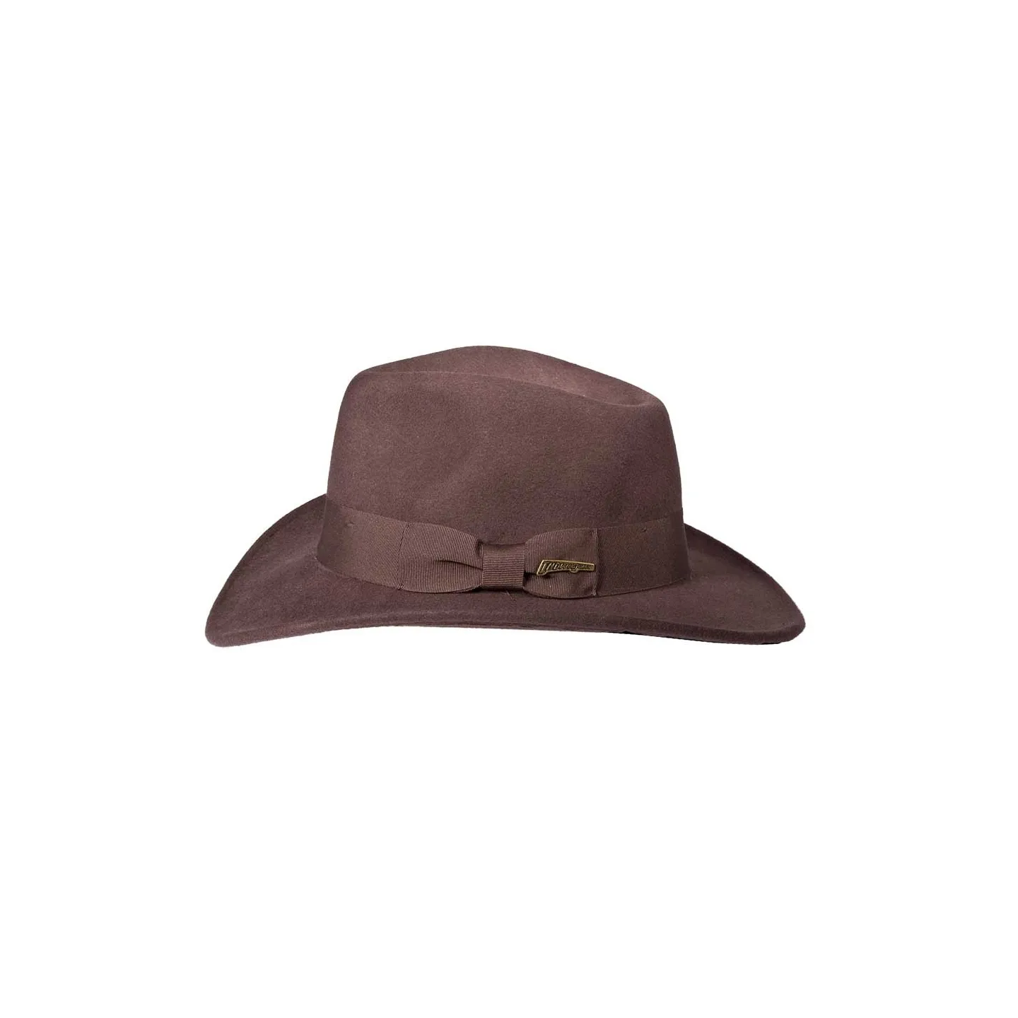 Chapeau Indiana - Feutre laine brun Reference : 1686 | Chapellerie Traclet