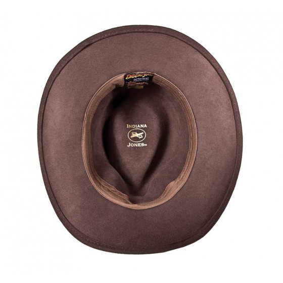 Indiana Jones Traveller Hat Brown Wool Felt