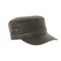 Alpha leather Cuban cap - Stetson