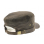 Alpha leather Cuban cap - Stetson