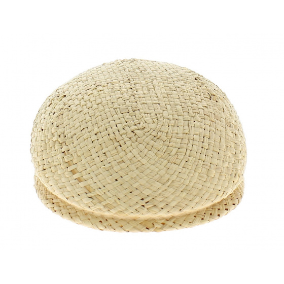 Raffia Straw Coppola Cap