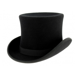 Top Hat Made in France Felt Wool Black