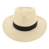 Black Colmar Panama Fedora Hat - Mayser Reference: 1967 | Traclet Hat Shop