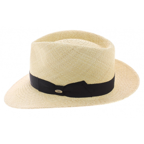 Chapeau Fedora Panama Colmar Noir - Mayser