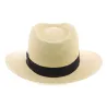 Black Colmar Panama Fedora Hat - Mayser Reference: 1967 | Traclet Hat Shop