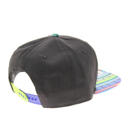 Toronto Maple Leafs Black Ethnic Pattern Snapback - 47