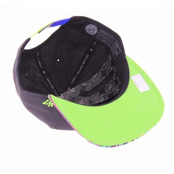 Toronto Maple Leafs Black Ethnic Pattern Snapback - 47