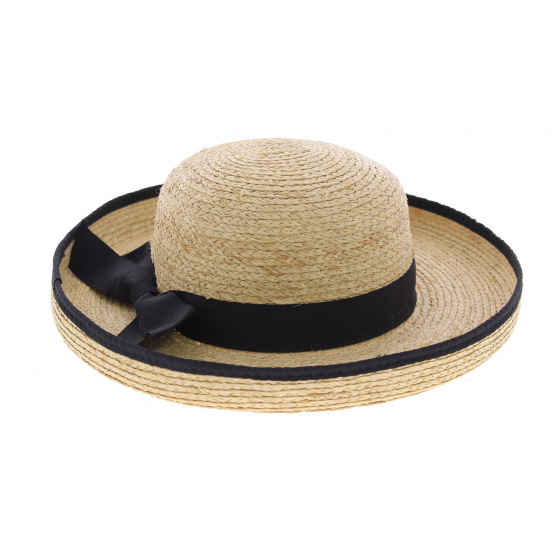 Chapeau de paille style Breton 