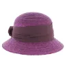 chapeau paille cloche grenat - boutique de chapeau Reference : 4685 | Chapellerie Traclet