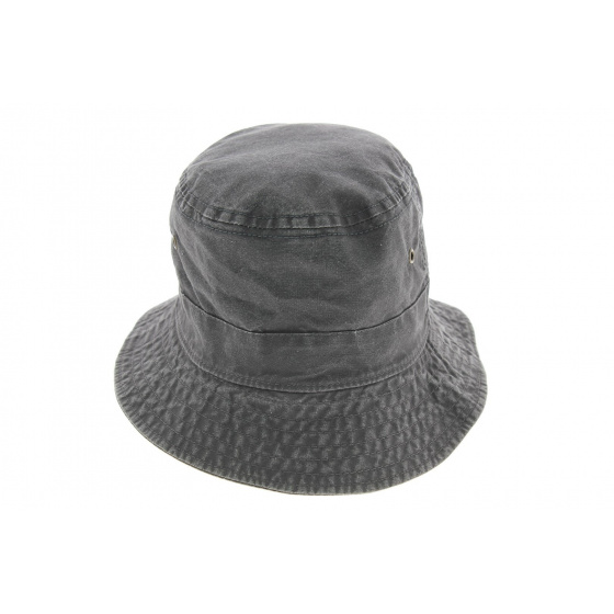 Cotton Summer Bucket Hat - Torpedo - Washed Grey color
