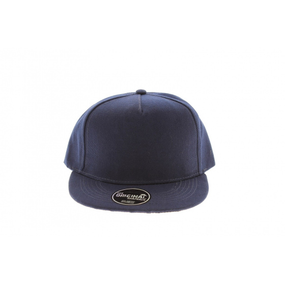 Casquette visière plate - Snapfive Navy Casquette visière plate - Snapfive Navy