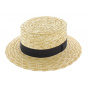 straw hat - boater made in france
