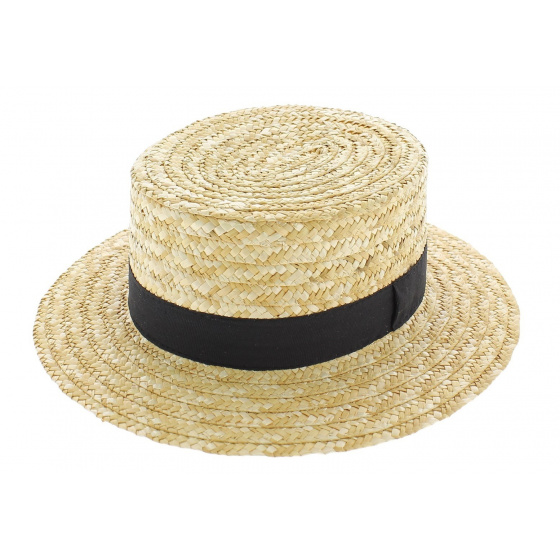straw hat - boater made in france straw hat - boater made in france