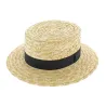 straw hat - boater made in france