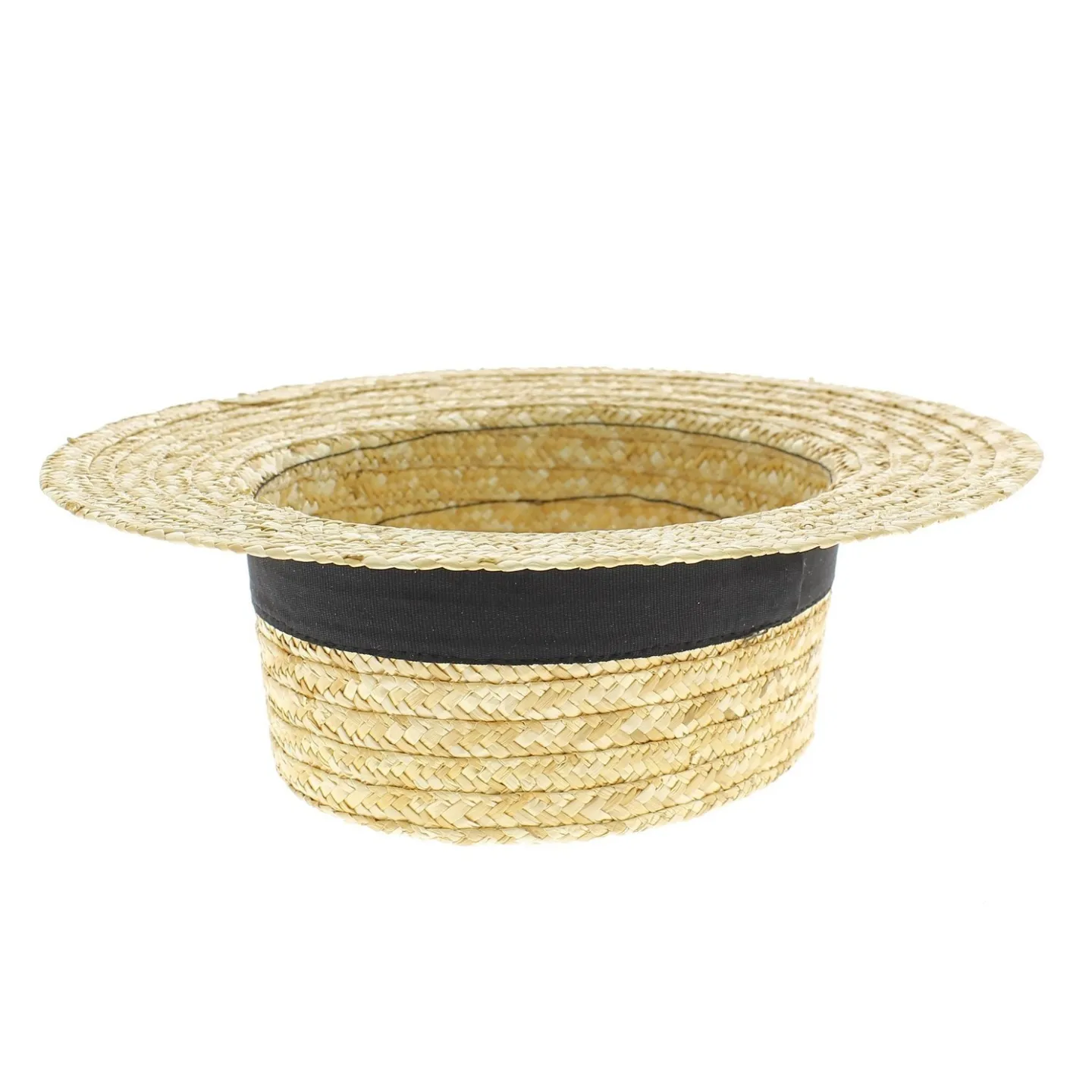 French Boater Natural Straw - Traclet Reference: 33 | Traclet Hat Shop