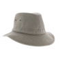 Serengeti Grey Cotton Safari Hat - Crambes