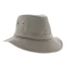 Chapeau safari Serengeti coton gris - chapeau anti uv 50+ Reference : 4793 | Chapellerie Traclet