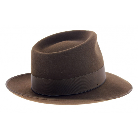Johnny Brown Fur Felt Hat - Guerra 1855 Johnny Brown Fur Felt Hat - Guerra 1855