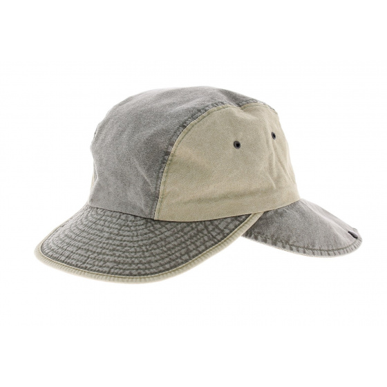 Casquette Saharienne Dasht-e Kavir UPF 50+ - Crambes Casquette Saharienne Dasht-e Kavir UPF 50+ - Crambes