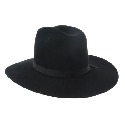 Western Hat - Black Fur Felt Reference: 1142 | Traclet Hat Shop