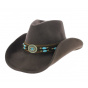 Cowboy Hat Jewel of the West Brown Felt - Bullhide