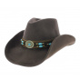 Jewel of the West Cowboy Hat Brown Felt - Bullhide