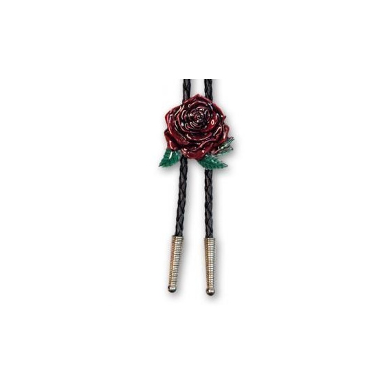 Bolo Tie - Rose 