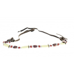 Hatband - Garniture a chapeau perles rouges