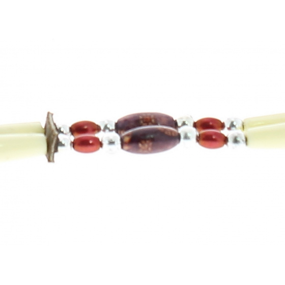 Hatband - Red Beaded Hat Trim Hatband - Red Beaded Hat Trim