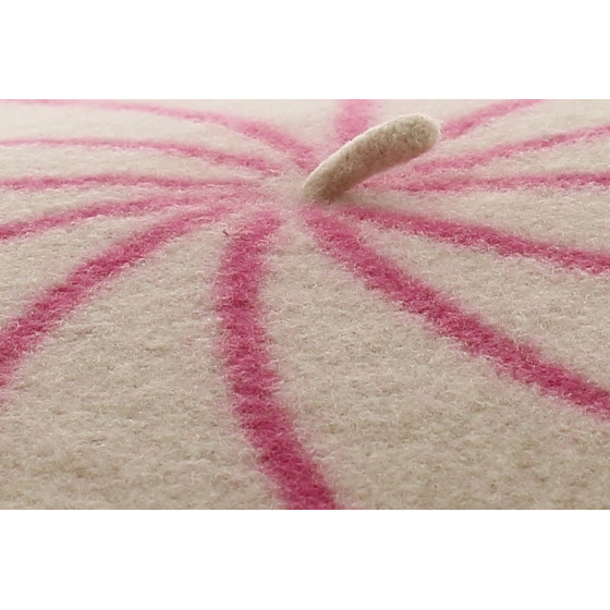 Children's beige pink beret - Le Beret Francais