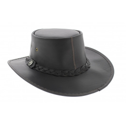 Chapeau Bushman Cuir Tasmania