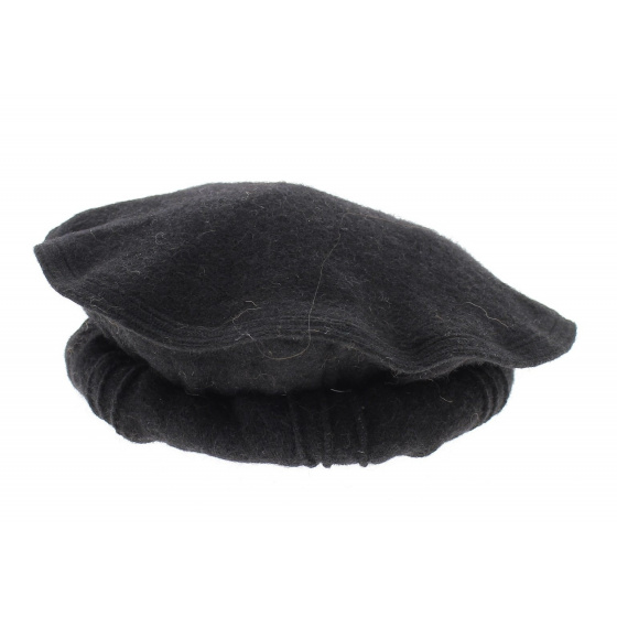 Black Afghan pakol hat