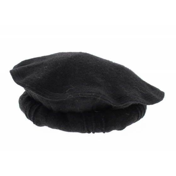 chapeau afghan pakol noir