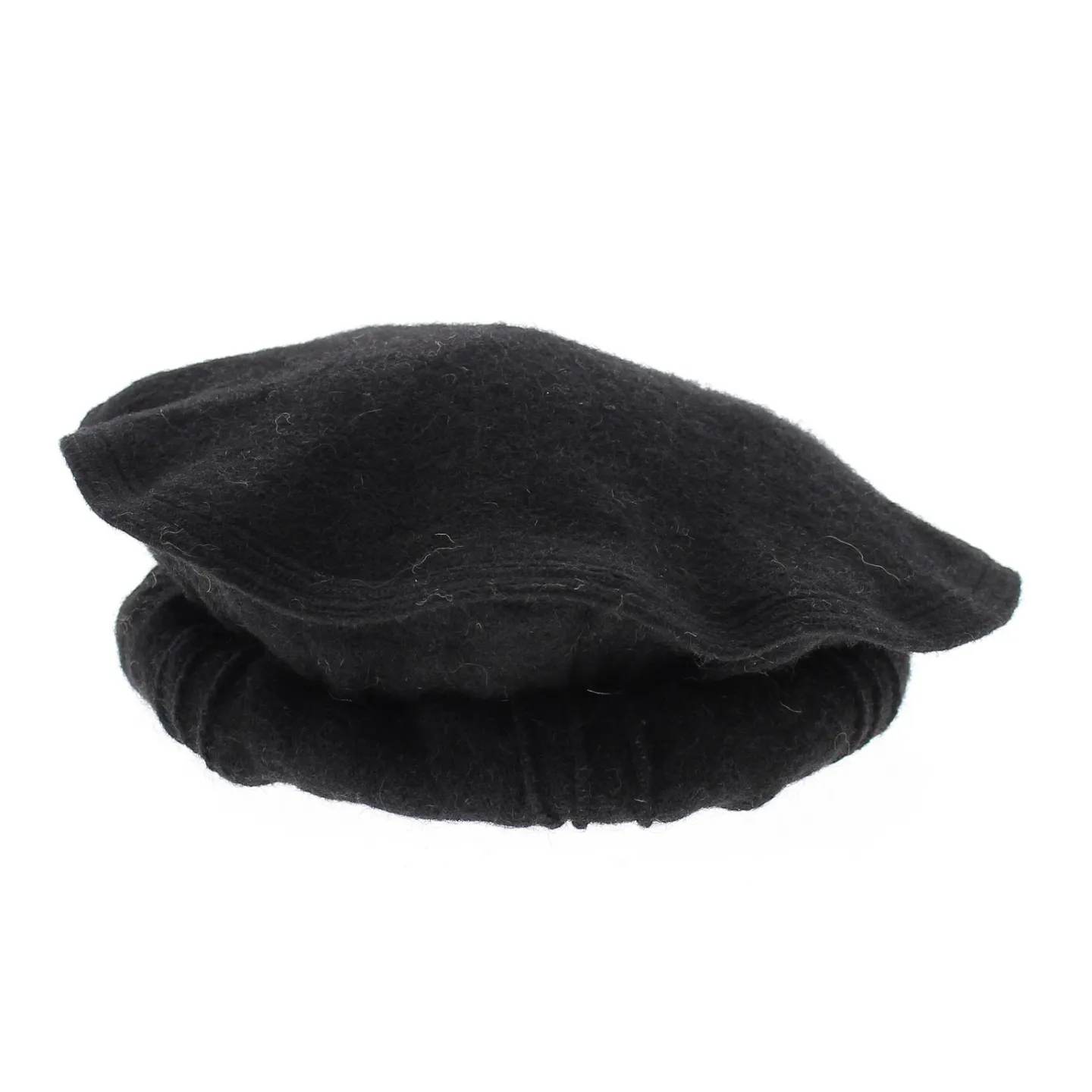 chapeau afghan pakol noir - pakol afghanistan Reference : 4960 | Chapellerie Traclet