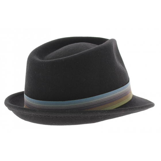 Black Carlisle Trilby Hat