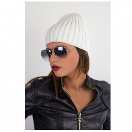 CRAIG DAVID style beanie white