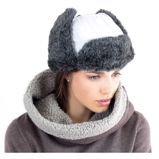 Ushanka Chapka - White Eco Polar