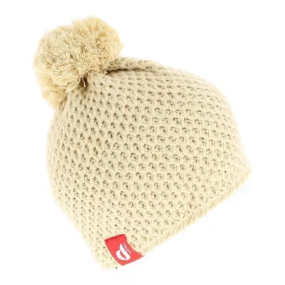 Beige Beanie made in France Le Drapo Reference: 2831 | Traclet Hat Shop